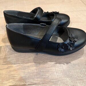 GIRLS BLACK DRESS MARY JANE SHOES UNIFORM BLACK SIZE 13